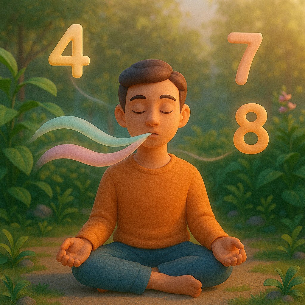 Deep Breathing Technique Visualization